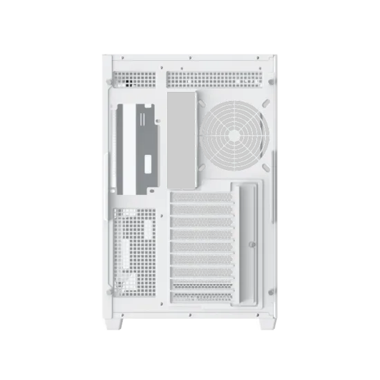 Xigmatek Aqua V Air Arctic Mid Tower Case 7 Fan ARGB White