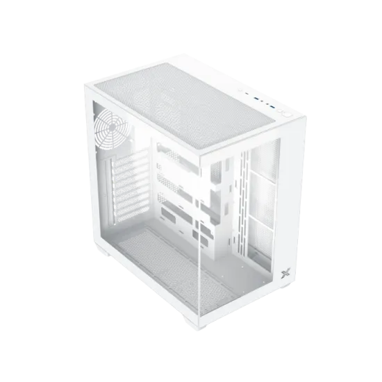 Xigmatek Aqua V Air Arctic Mid Tower Case 7 Fan ARGB White