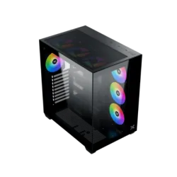 Xigmatek Aqua V Air Mid Tower Case 7 Fan ARGB Black