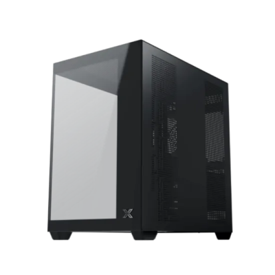 Xigmatek Aqua V Air Mid Tower Case 7 Fan ARGB Black