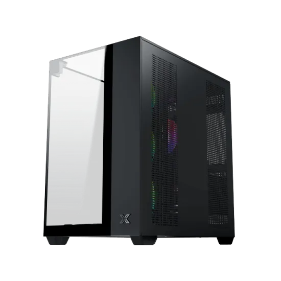 Xigmatek Aqua V Mid Tower Case 7 Fan ARGB Black