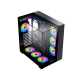 Xigmatek Aqua V Mid Tower Case 7 Fan ARGB Black
