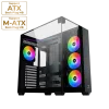 Xigmatek Aqua V Mid Tower Case 7 Fan ARGB Black