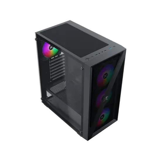 Xigmatek Blade Mid Tower Case 4 Fan RGB Black