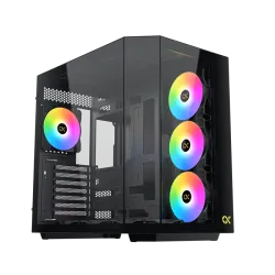 Xigmatek Cubi II Mid Tower Case 7 Fan ARGB Black 