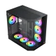 Xigmatek Cubi II Mid Tower Case 7 Fan ARGB Black 