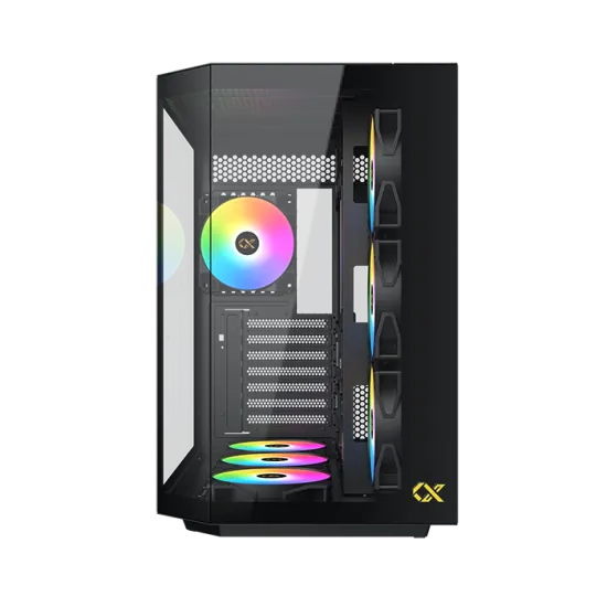 Xigmatek Cubi II Mid Tower Case 7 Fan ARGB Black 