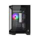 Xigmatek Cubi M Nano 3 Fan Rainbow RGB Micro Tower Case + BitFenix BPA600 600W 80+ Non Modular Power Supply