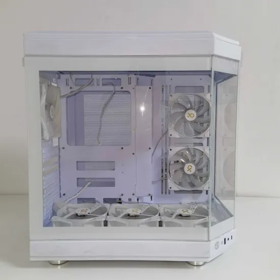 XIGMATEK CUBI Arctic ARGB Super Tower Case 6 Fan ARGB White (Open Box)