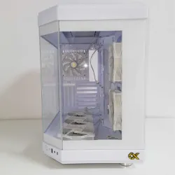 XIGMATEK CUBI Arctic ARGB Super Tower Case 6 Fan ARGB White (Open Box)