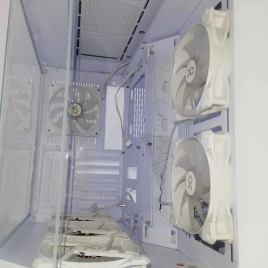 XIGMATEK CUBI Arctic ARGB Super Tower Case 6 Fan ARGB White (Open Box)