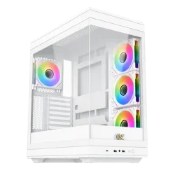 Xigmatek Meta Arctic Super Tower Case 4 Fan ARGB White