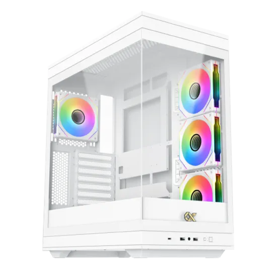 Xigmatek Meta Arctic Super Tower Case 4 Fan ARGB White