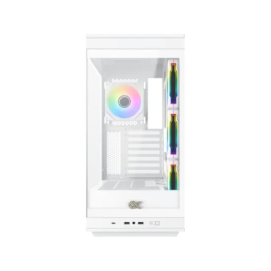 Xigmatek Meta Arctic Super Tower Case 4 Fan ARGB White
