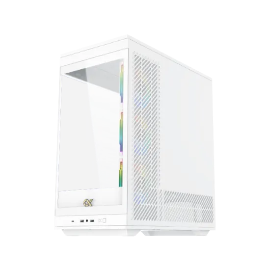 Xigmatek Meta Arctic Super Tower Case 4 Fan ARGB White