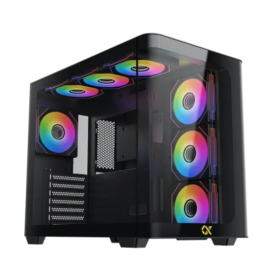 Xigmatek Pano Argb Super Tower Case 7 Fan ARGB Black