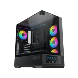 Xigmatek Vision Full Tower Case 7 Fan ARGB Black