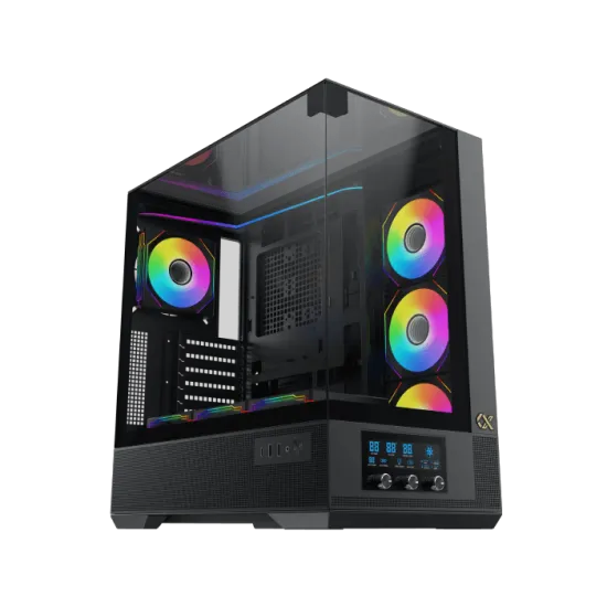 Xigmatek Vision Full Tower Case 7 Fan ARGB Black