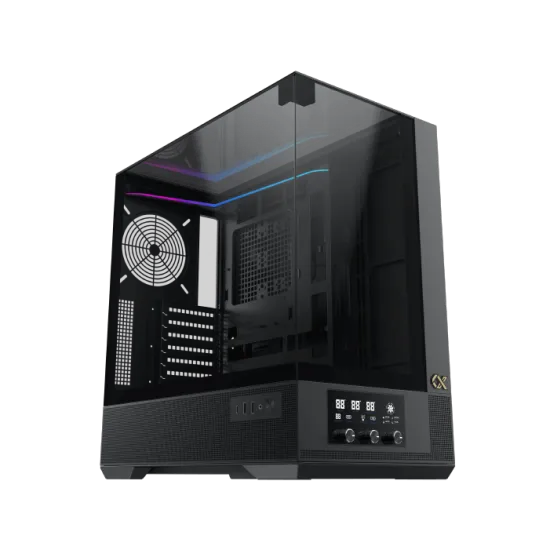 Xigmatek Vision Full Tower Case 7 Fan ARGB Black