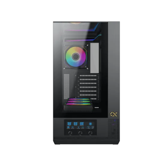 Xigmatek Vision Full Tower Case 7 Fan ARGB Black