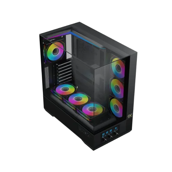 Xigmatek Vision Full Tower Case 7 Fan ARGB Black