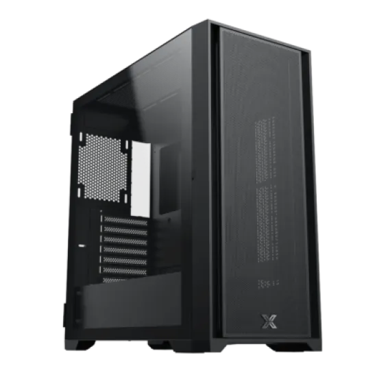 XIGMATEK MASTER X II Mid Tower Case 4 Fan ARGB Black + X-Power 600W 80+ White Power Supply