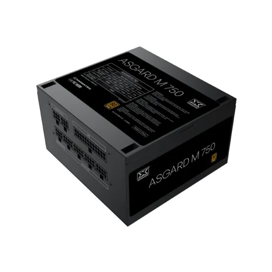 XIGMATEK Osiris Mid Tower Case 4 Fan 140mm ARGB Black + Asgard 750W 80+ Bronze Power Supply