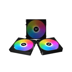 XIGMATEK Starlink 3 Fans ARGB with Controller Black
