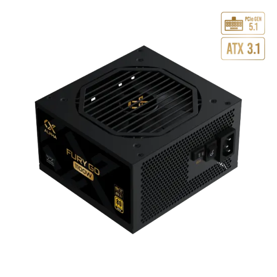 Xigmatek FURY GD 1100W 80+ GOLD ATX 3.1 PCI-E 5.1 Full Modular Power Supply        