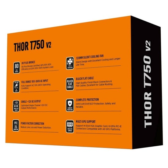 Xigmatek Thor T750M V2 750W 80+ Bronze Full Modular Power Supply