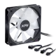 XPG Vento R 120 ARGB PWM 3 Fans Black