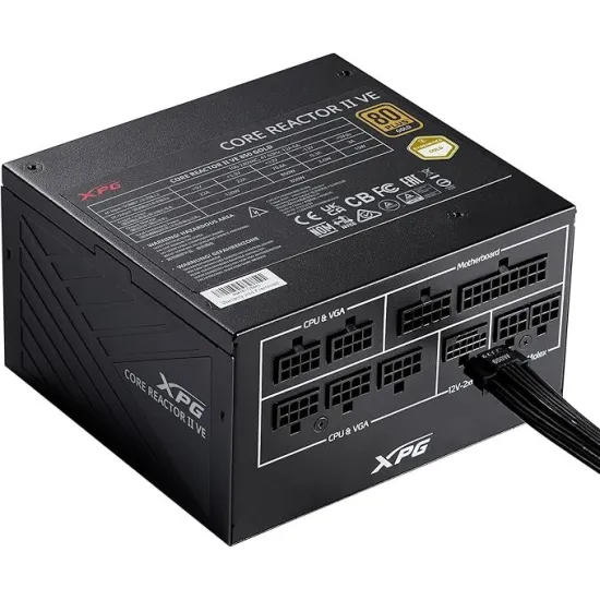 XPG Core Reactor II VE 750W 80 Plus Gold Fully Modular Power Supply