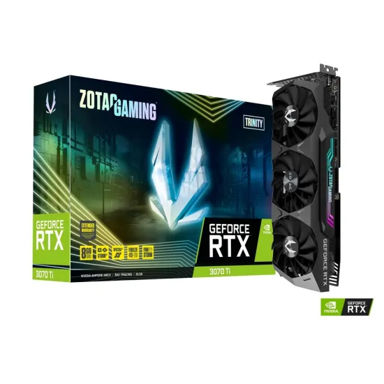 ZOTAC Gaming GeForce RTX 3070 Ti Trinity 8GB GDDR6X Graphics Card Black