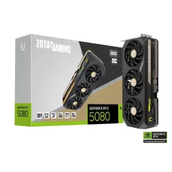ZOTAC Gaming GeForce RTX 5080 SOLID OC 16GB GDDR7 Graphics Card Black