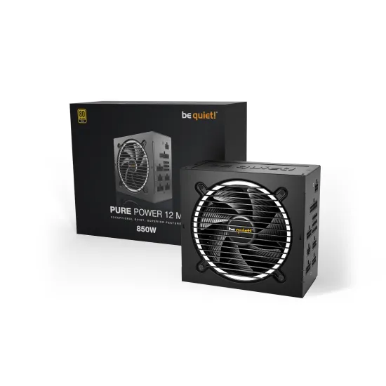 be quiet! Pure Power 12 M 850W 80 PLUS Gold Fully Modular Power Supply