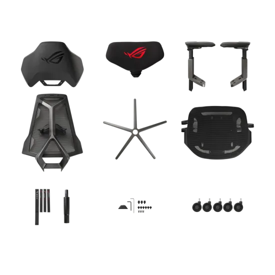 ASUS SL400 ROG Destrier Ergo Gaming Chair - Black