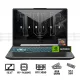 ASUS TUF Gaming A15 Laptop R7 7435HS 8GB DDR5 512GB SSD RTX 3050 4GB 15.6" FHD 144Hz Win 11 Black