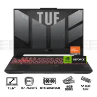 ASUS TUF Gaming A15 Laptop R7 7435HS 16GB DDR5 512GB SSD RTX 4050 6GB 15.6" FHD 144Hz Win 11 Black ASUS TUF Gaming A15 Laptop R7 7435HS 16GB DDR5 512GB SSD RTX 4050 6GB 15.6" FHD 144Hz Win 11 Black