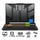 ASUS TUF Gaming F15 Laptop i7-13620H 16GB DDR5 1TB SSD RTX 4070 8GB 15.6" FHD 144Hz Win 11 Black