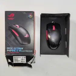 ASUS ROG Strix Impact II Electro Punk P512 RGB Wired Gaming Mouse 6200 DPI 5 Buttons Black(Open Box) ASUS ROG Strix Impact II Electro Punk P512 RGB Wired Gaming Mouse 6200 DPI 5 Buttons Black(Open Box)