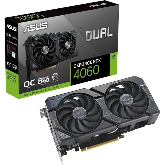 ASUS Dual GeForce RTX 4060 OC 8G Graphics Card