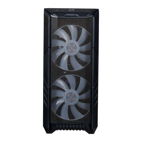 Cooler Master HAF 500 ARGB Black Mid-Tower Case 4Fan (2X200mm ARGB Fan, 1x120mm ARGB, 1x120 GPU Fan 