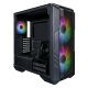 Cooler Master HAF 500 ARGB Black Mid-Tower Case 4Fan (2X200mm ARGB Fan, 1x120mm ARGB, 1x120 GPU Fan 