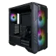 Cooler Master HAF 500 Mid Tower Case 4 Fan 3 ARGB 1 GPU Fan Black