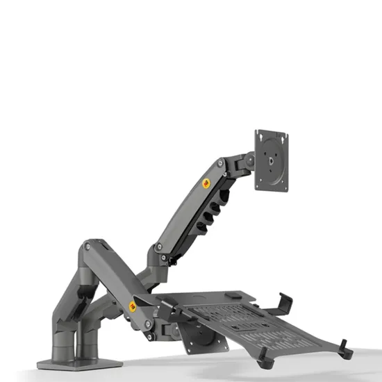 NB North Bayou F160-FP Monitor & Laptop Desk Stand Arm Screen from 17 to 27 inch & Laptop 10-17 inch 