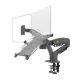 NB North Bayou F160-FP Monitor & Laptop Desk Stand Arm Screen from 17 to 27 inch & Laptop 10-17 inch 
