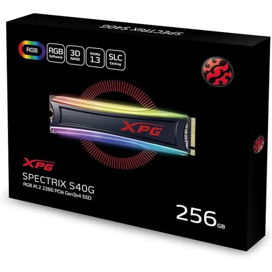XPG SPECTRIX S40G 256GB RGB PCIe Gen3x4