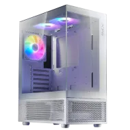 XPG Invader X MINI White Mid Tower Case 5 Fan ARGB White