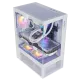 XPG Invader X MINI White Mid Tower Case 5 Fan ARGB White