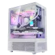 XPG Invader X MINI White Mid Tower Case 5 Fan ARGB White